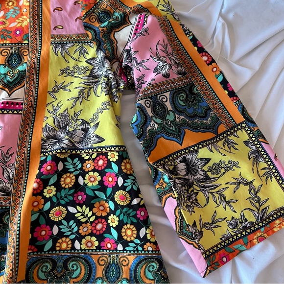 🌼Boho Multi-Pattern Button Down Tunic🌼 - Picture 7 of 7